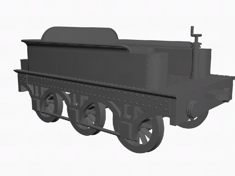 GWR 6 wheel tender GWR 6 wheel tender